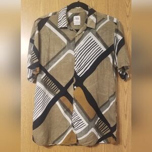 Zara Relaxed Fit Blouse Size Medium